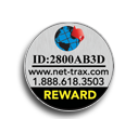 Net-Trax - round label (2 cm in diameter)